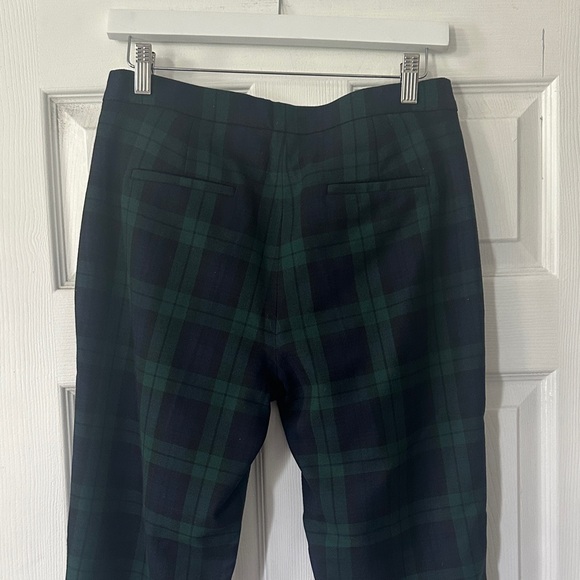 J. Crew Men's Black and Green Plaid Dress Pants - Picture 3 of 3